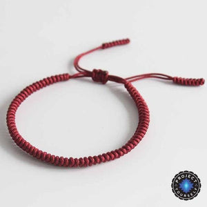 Lucky Handmade Buddhist Knots Rope Bracelet