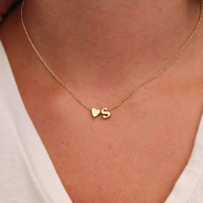 Personalized Initial Gold Plated Necklace