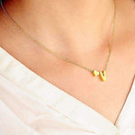 Personalized Initial Gold Plated Necklace