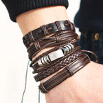 Tangled Palms | Vintage ROCKSTAR Leather Bracelets.