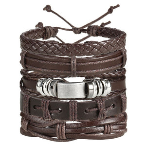 Tangled Palms | Vintage ROCKSTAR Leather Bracelets.