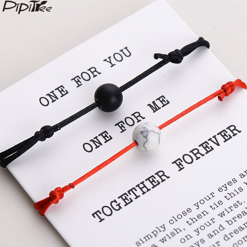 One For You - One For Me | Couple Bracelets