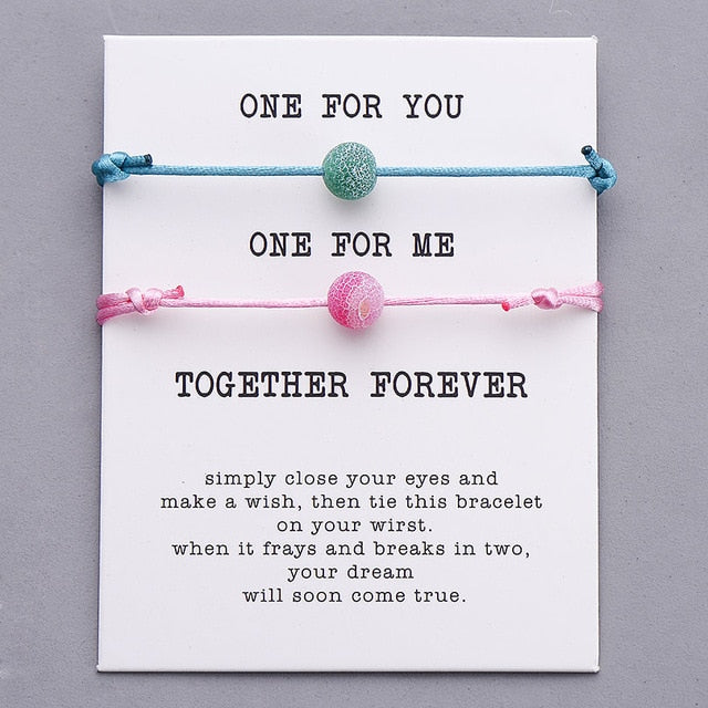 One For You - One For Me | Couple Bracelets